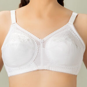 COTTON EMBROIDERED BRA